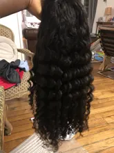 Pelucas de encaje Frontal transparente para mujer, peluca brasileña de ondas profundas HD, densidad del 150%, ISEE HAIR de 13x4, pelucas de cabello humano suelto de ondas profundas