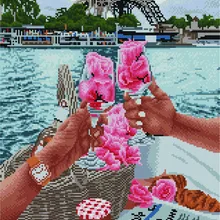 Алмазная мозаика APK 30083 За любовь 40*50 Эксклюзив