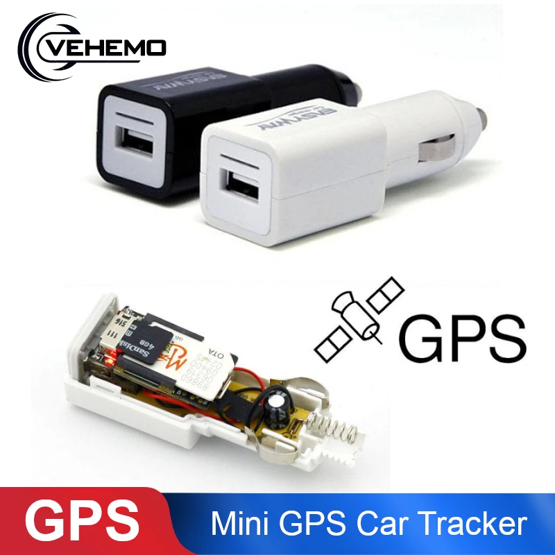 

Mini GPS Tracker Vehicle Car Tracking Rastreador Car Tracker USB Car Charger Travel Portable Position Support Micro SD SIM Card
