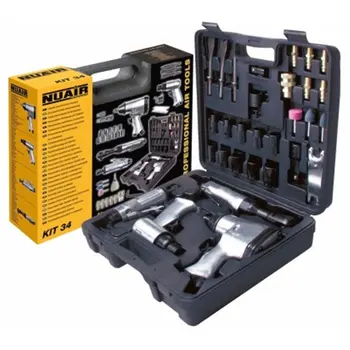 

BRIEFCASE TOOL PNEUMATIC 34 PIECES NUAIR