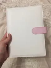 Carpeta de archivos recargable para Notebook, funda para Bloc de notas, carpeta de cuero, suministros de oficina, novedad