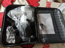 Pistola de masaje recargable con pantalla LCD, masajeador muscular de percusión de tejido profundo para alivio del dolor, masajeador corporal eléctrico de mano, nueva