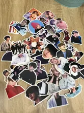 50 Uds Kpop coreano chicos Star JIMIN SUGA V JIN impermeable pegatinas para equipaje Laptop nevera bicicleta coche DIY ídolos calcomanías de los juguetes