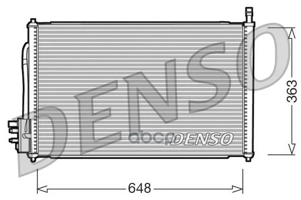 Радиатор Кондиционера Dcn10006 Denso арт. DCN10006