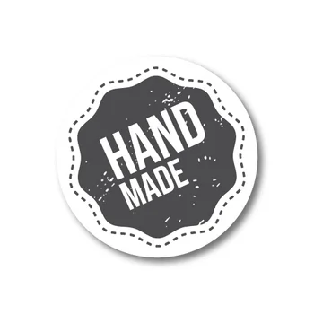 

Hand Made Sticker 3x3 cm 24 PCs