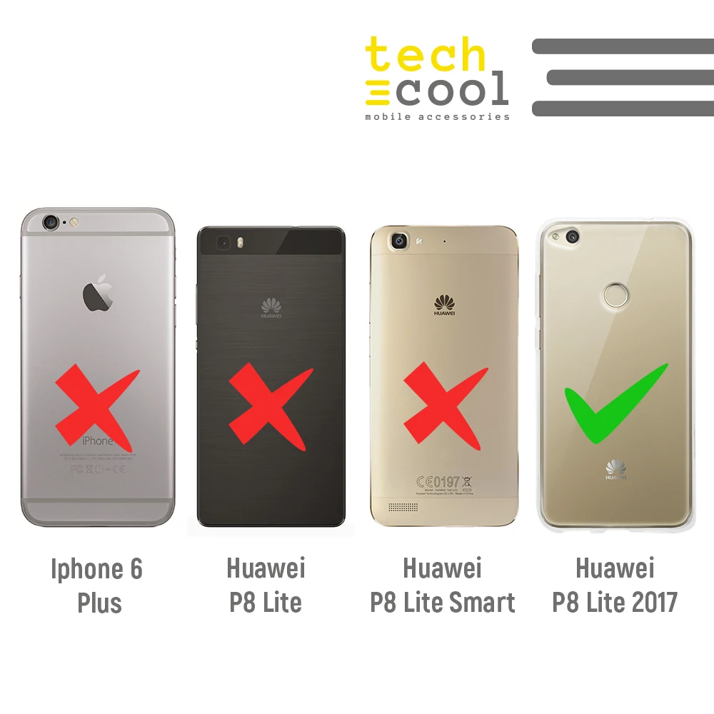 FunnyTech®Силиконовые чехол для Huawei P8 Lite L