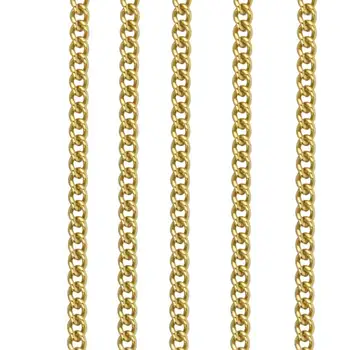 

Chain Gold 18 KTE Curb Chain 40 cm