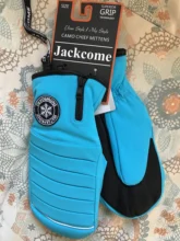 Winter Gloves Mittens Snowboard JACKCOME Warm Waterproof Palm Goat