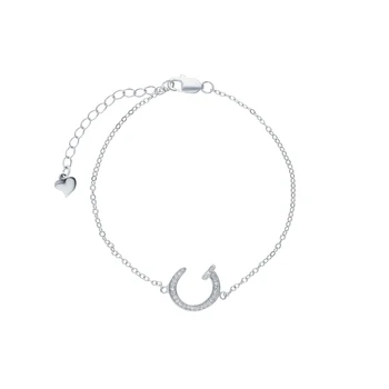 

Silver Bracelet with cubic zirconia sunlight sample 925
