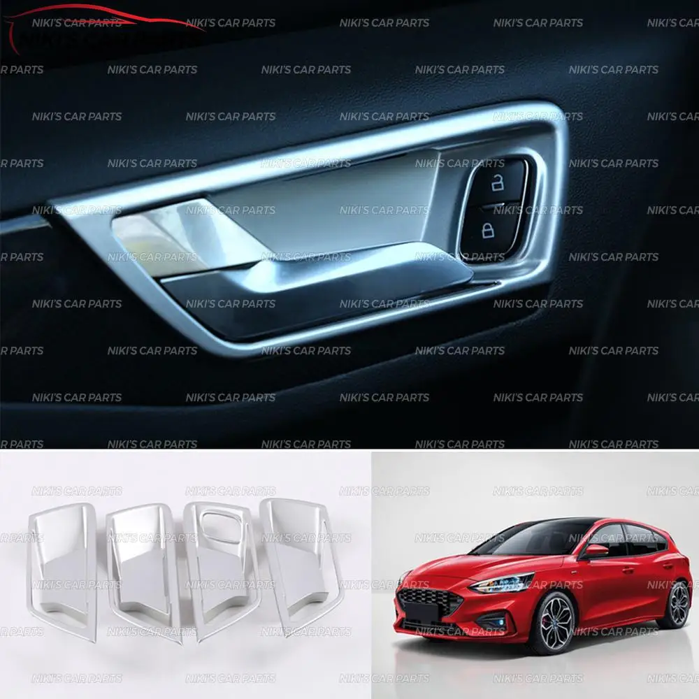 Накладки на дверные ручки для Ford Focus-ABS пластик 1 комплект/4 шт. формовочные украшения автомобиля Стайлинг
