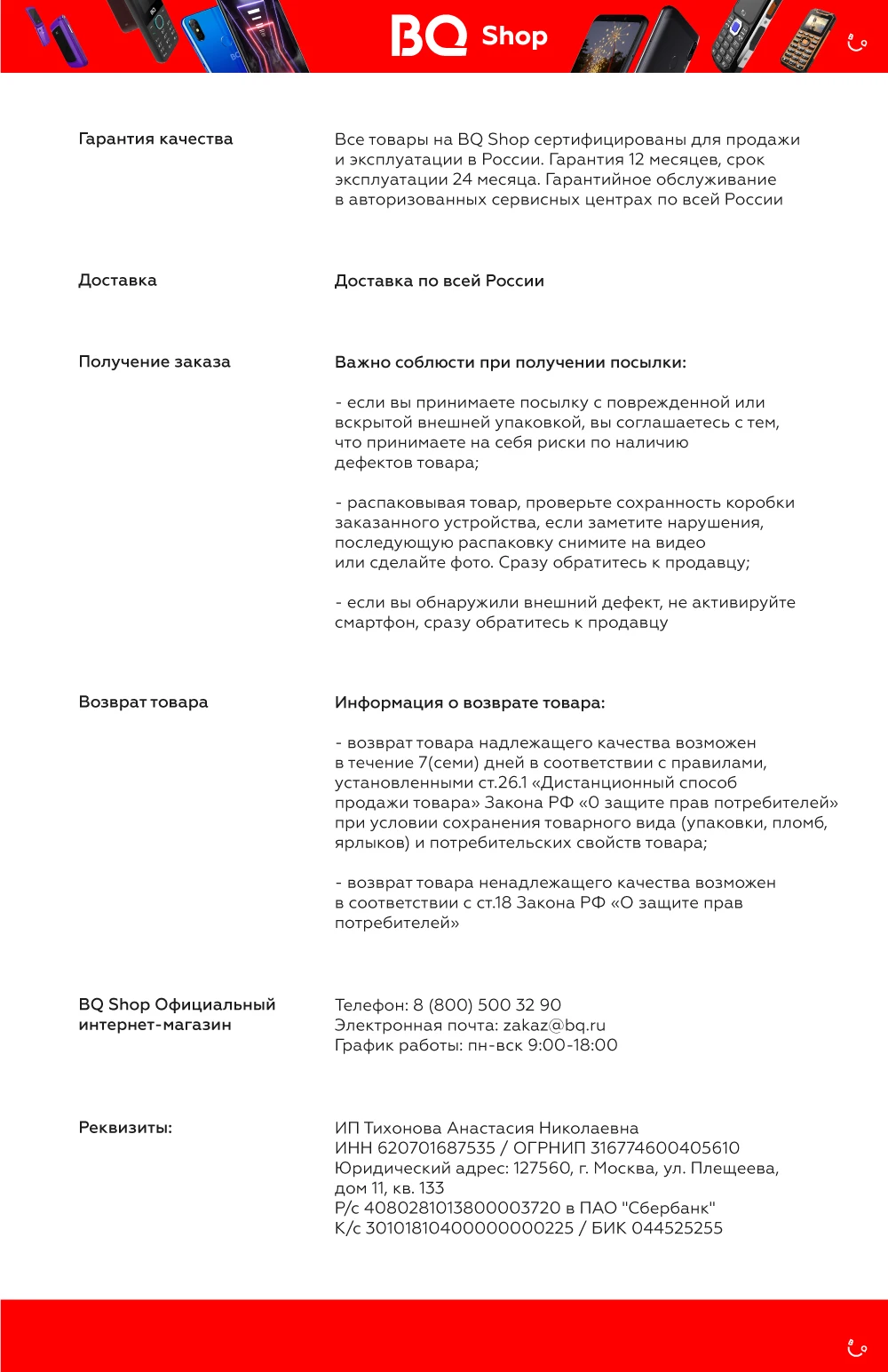 Описание Магазина АЛИ