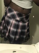 Faldas plisadas Y2K para mujer, faldas plisadas a rayas negras y rosas, Tank Cute Sweet Girls, falda para la escuela a cuadros con cordones, Mini guantes góticos, falda de encaje