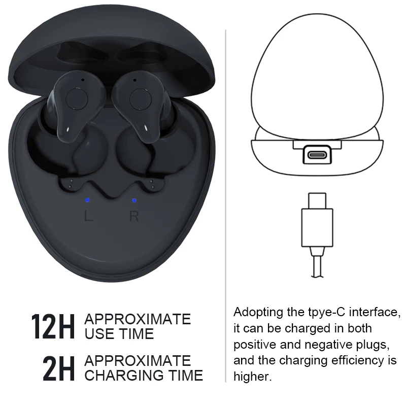 Hearing aid Bluetooth Hearing Aid Rechargeable CIC Digital Sound Amplifier 16 channels Phone APP Programmable For Deafness Elderly audifonos