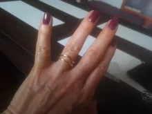 XIYANIKE-anillos de plata de ley 925 para mujer y parejas, joyería de fiesta curva de doble capa chapada en oro