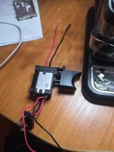 Taladro eléctrico a prueba de polvo, Control de velocidad, botón pulsador, interruptor de gatillo DC 7,2-24V, caliente