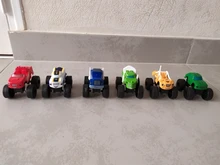 6 unids/set cuerpo máquinas juguetes ruso milagro Crusher camión vehículos figura de cuerpo juguetes para los niños regalos de cumpleaños