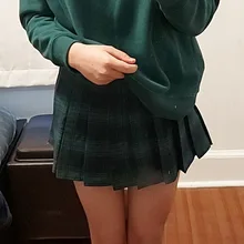 Verano de las mujeres Plaid Mini falda cintura alta Mujer Chic falda de moda de señoras de la Oficina fiesta informal en el Club corta plisada falda