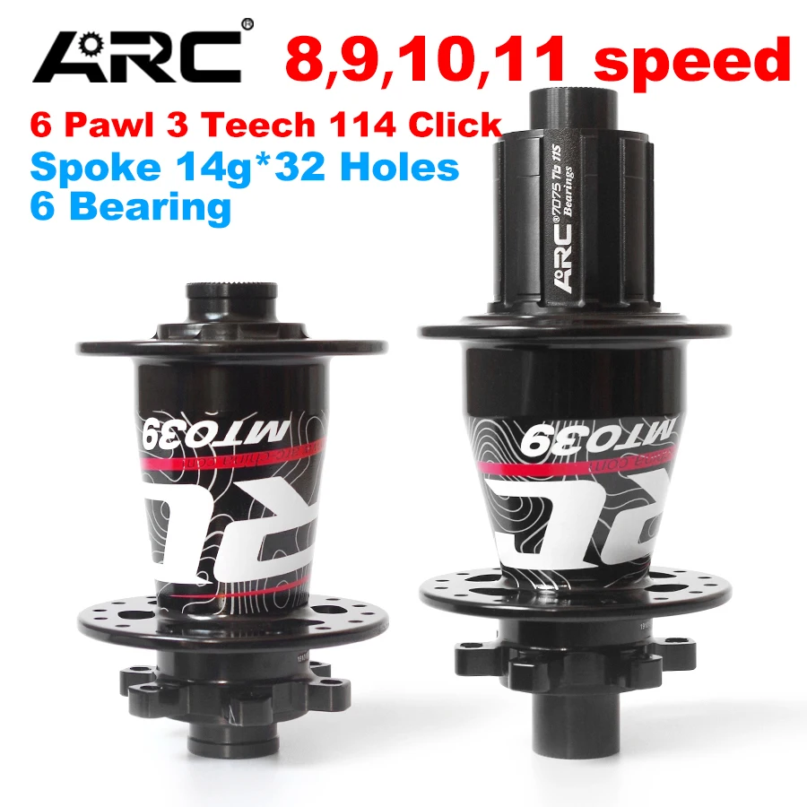 

MTB HUBS FRONT REAR DISK BRAKE MOUNTAIN BIKE HUBS 32 HOLE 8 9 10 11 SPEED QR SKEWER 135MM THRU 142MM BICYCLE HUB PAIR COMPONENTS