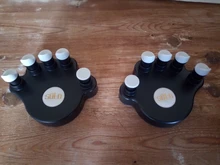 1 par Piano entrenamiento con los dedos dispositivo práctica Piano para agarre instrumento de cuerda accesorios dedos puños ejercitador entrenador