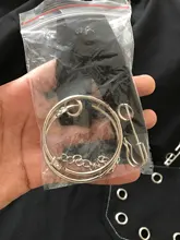 QWEEK-pantalones Cargo negros Harajuku gótico para mujer, ropa de calle gótica de pierna ancha, holgada, Pantalones blancos, moda holgada