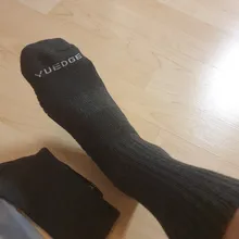 YUEDGE hombres gruesos transpirable protección de algodón tripulación deportes al aire libre senderismo Trekking calcetines Calcetines bota de trabajo para los hombres 38-47 38-47 38-47 de la UE