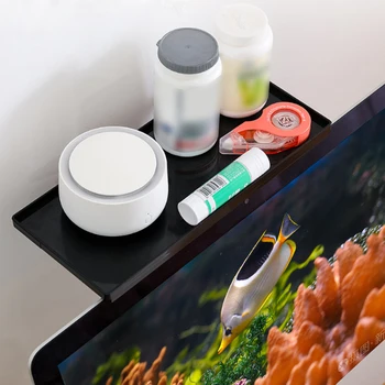 

Adjustable Screen Top Shelf Display Shelf Computer Monitor Riser Desktop Stand TV Rack Storage Desk