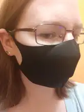 Mascarilla de esquí reutilizable para adultos, pañuelo transpirable de algodón, color negro, a la moda, lavable, protección contra los gérmenes, 25 uds.