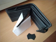 Billetera de cuero genuino con Clip para hombre, billetera pequeña de piel de vaca, monedero bolsa de monedas, 2020