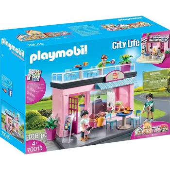 

Playmobil-my favorite cafe, Playset figures, Color Multicolor, 70015