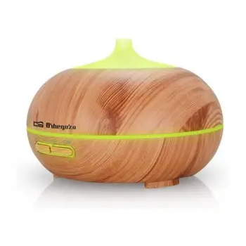 

AROMATHERAPY HUMIDIFIER ORBEGOZO HUA-3000-ULTRASONIC-CAPACITY 300ML-TIMER UP TO 6H - 7 COLORS TONE SHINES
