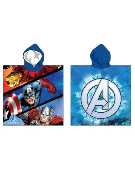 

▷ PONCHO BEACH TOWEL OF THE AVENGERS MARVEL