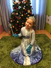 Elsa Dresses For Girls Princess Party Elsa Costume Snow Queen 2 Cosplay Elza Vestidos