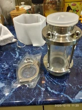 Ferrule Homebrew Tri-Clamp Sight Glass Diopter Stainless-Steel WZJG SS304 New for Diary-Product