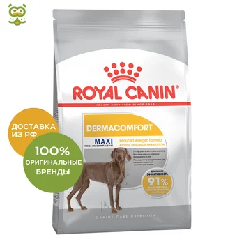 

Royal Canin Maxi Dermacomfort for dogs of large breeds with irritated skin, Chicken 10 kg.