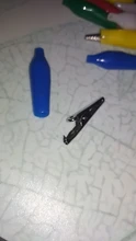 Alligator Clip Battery-Tester Probe Crocodile-Clip Electrical-Clamp-Testing Metal Plastic