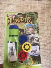 Balleenshiny-rompecabezas de interacción para padres e hijos, juguete luminoso para Educación Temprana, lámpara de proyector de Tobogán, Animal, dinosaurio