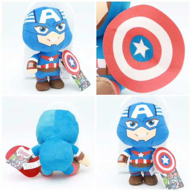 20-30cm Marvel Avengers Spiderman Stand Squat Super Hero Plush Peluche Soft  Stuffed Toys Dolls Christmas Birthday Gift for Kids - AliExpress