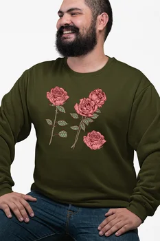

Angemiel Wear Roses Men 'S Green Men 'S Sweatshirt