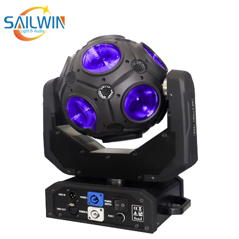 Sailwin 12*20 Вт Cosmopix RGBW 4в1 светодиодный светильник с движущейся головкой для футбола DJ светильник ing для мероприятий Клубные Вечерние