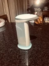 Dispensador de jabón líquido sin contacto, dispositivo automático, manos libres, bomba para baño y cocina, con sensor inteligente, 400ML
