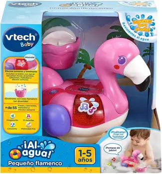 

Small water Flamingo electronic toy for bathroom toy