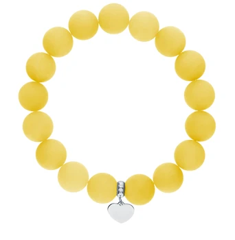 

Silver Bracelet with quartz sunlight sample 925 test