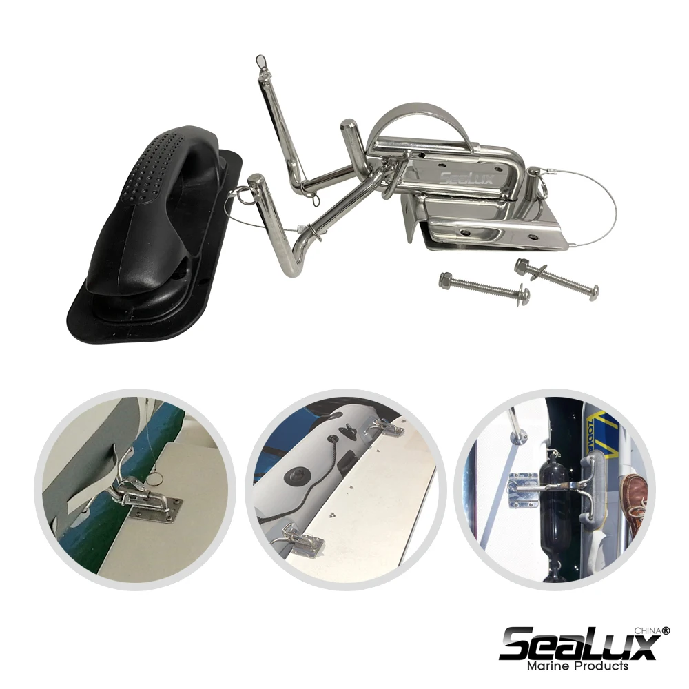 Sealux 2 комплекта на посылка Insta lock Quick Davits набор для надувных лодок с ручкой морской
