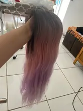 SOKU-peluca con malla frontal para mujer afroamericana, cabellera sintética con malla frontal, Color Ondulado Natural, parte media larga, estilo moderno, fibra resistente al calor