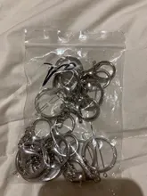 5 unids/lote 30mm llavero largo 70mm Popular clásico 11 colores plateado langosta cierre llavero gancho cadena Fabricación de joyería para llavero