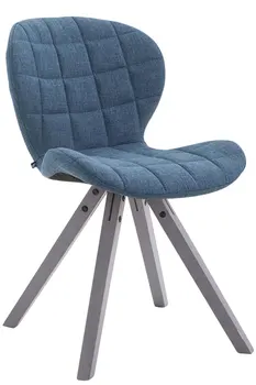 

Besucherstuhl Alyssa Stoff Square grau