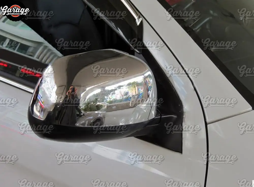 Накладки на зеркала для Mitsubishi Outlander Sport 2013- ABS пластик литье 1 комплект/2 шт. украшение автомобиля stylin