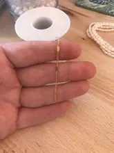 Cadena de oro de acero inoxidable de 2 metros, cadenas planas de 2mm de ancho para fabricación de collares y pulseras, accesorios a granel