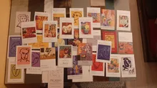 30 unids/set Henri Matisse Retro de postal de pinturas paraíso tarjetas de felicitación de Navidad y Año Nuevo Mensaje de regalo tarjeta