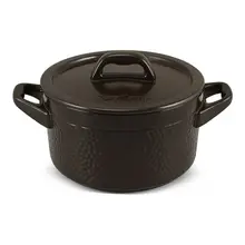 Кастрюля с керамической крышкой Ceraflame Hammered, 2л, шоколад